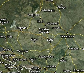 mapa satelitarna czestochowy Mapa satelitarna Polski